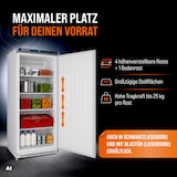 thumbnail of GastroHero Lagerkühlschrank ECO 600 562 Liter Weiß Umluftkühlung 0 bis +8 °C automatische Abtauung Gewerbe Kühlschrank