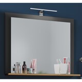 thumbnail of VCB10 Mini Spiegelschrank Bad , Badespiegel mit 1 Regal Anthrazit/Honig-Eiche dekor.