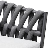 thumbnail of Stuhl Lugano im Rope-Design mit Aluminiumgestellanthrazit