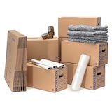 thumbnail of Umzugsset 2-3 Zimmer Wohnung Umzugskartons Packseide Luftpolsterfolie Klebeband Umzugsdecken