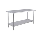 thumbnail of METRO Professional Mesa de trabalho GWTS4167, aço inoxidável, 160 x 70 x 85 cm, prateado
