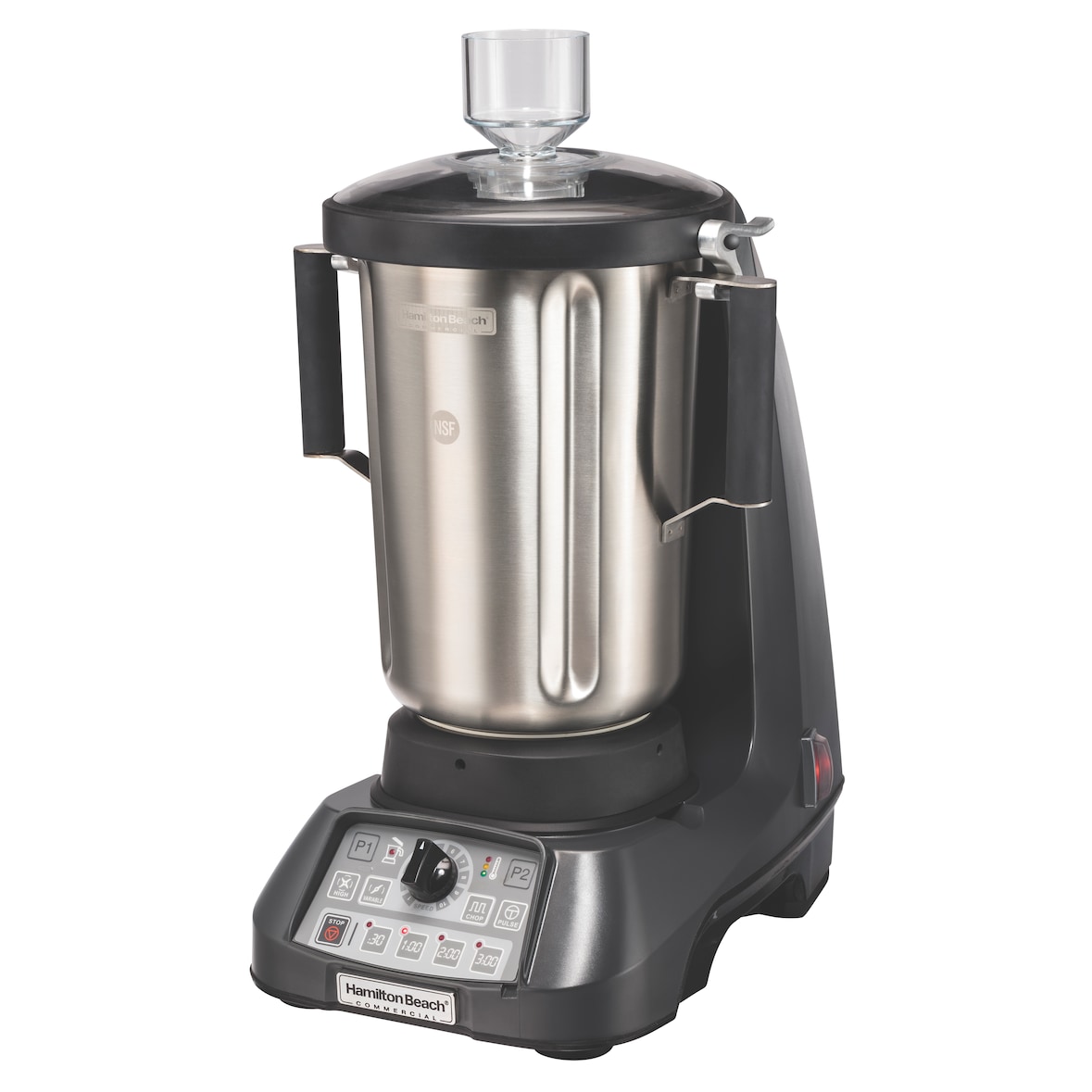 Hamilton Beach Commercial® - Liquidificador culinário EXPEDITOR™ 1100SR - Recipiente de aço inoxidável de 4 litros - HBF1100SR