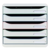 thumbnail of Exacompta 309303D Schubladenbox BIG BOX, 5 Schubladen, AutentiK - Farben sortiert