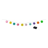 thumbnail of Lumisky Guirlande solaire MIMY COLORS 10 boules coton 3.8M Nylon Multicolore
