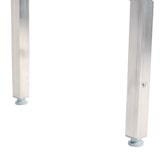 thumbnail of Romux® Edelstahltisch für Gastronomie Zentraltisch ohne Regal 1500x700x850 mm Zerlegbar | Arbeitstisch aus Edelstahl Korrosionsbeständig