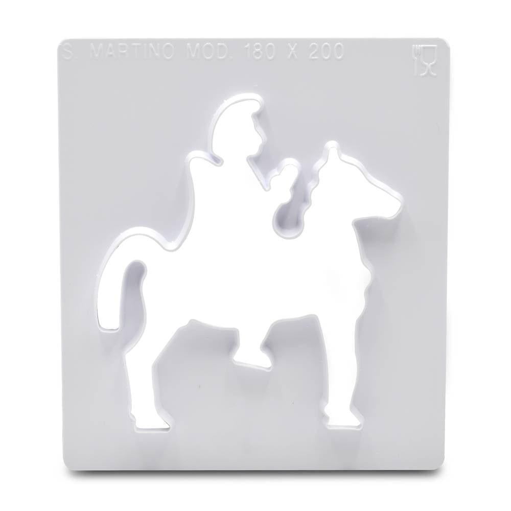 Stampo San Martino in plastica da 25x26 cm