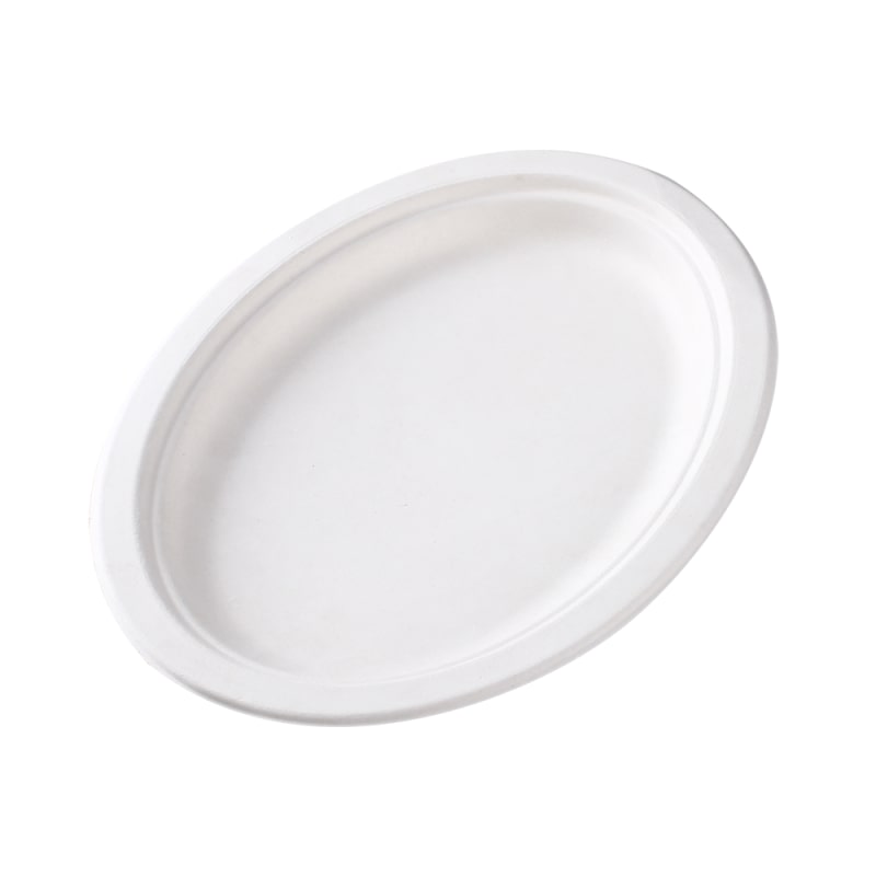 Plato Ovalado 258X193X2 Fibra De Caña Gemavi