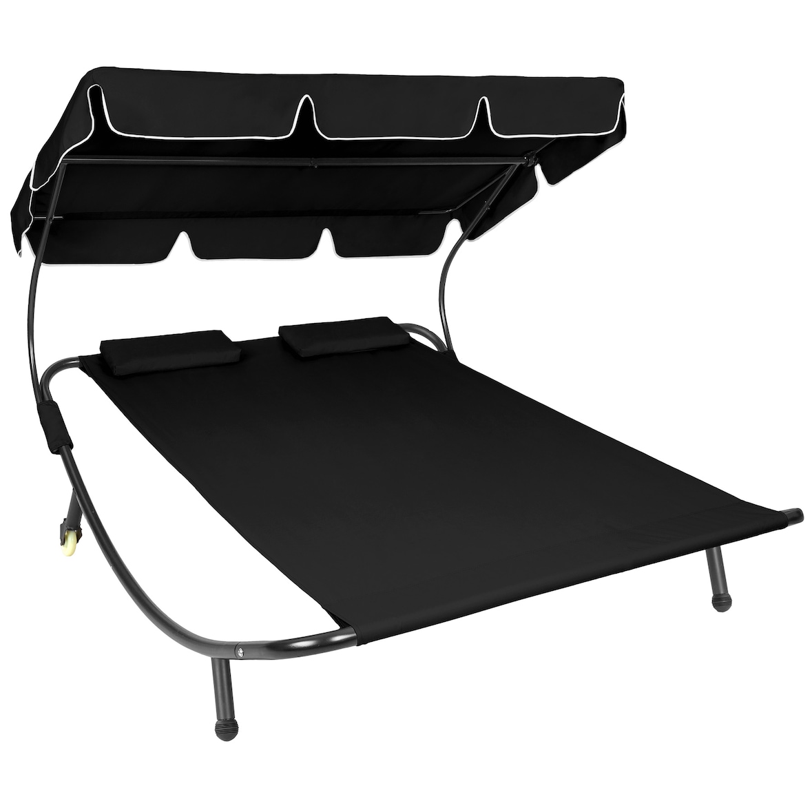 tectake Transat 2 places - noir/noir - 404866