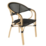 thumbnail of Chaise de terrasse empilable bistrot parisien noire