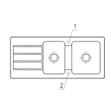 thumbnail of Villeroy&Boch Spülbecken, Küchenspüle Architectura 80 Graphite CeramicPlus 1160x510mm, Unterschrankbreite 80cm