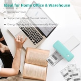 thumbnail of Mini Imprimante Étiquettes Adresses Thermique 203DPI USB Pour PC Mac Linux Violet 2 YONIS