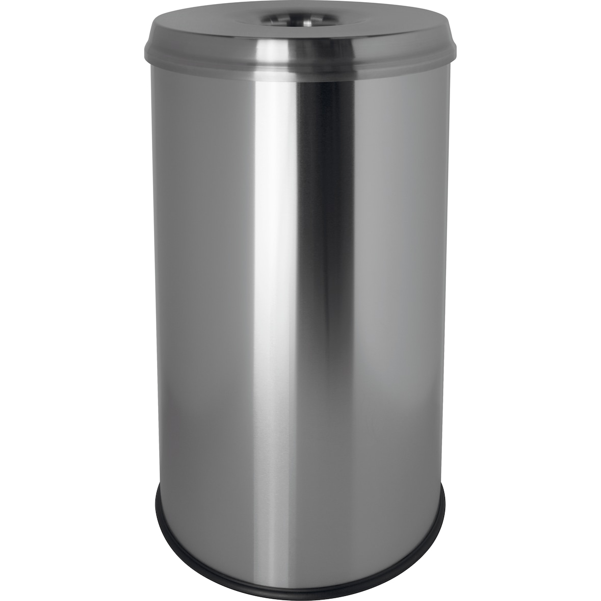 helit Sicherheitspapierkorb 50L - edelstahl