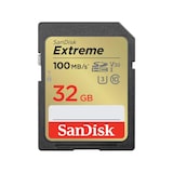 thumbnail of SanDisk Extreme 32GB SDHC UHS-I Speicherkarte V30 100MB/s