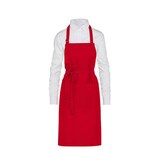 thumbnail of LISBON - Cotton Heavyweight Bib Apron with Pocket: One Size / Enamel Blue