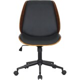 thumbnail of Bureaustoel Mitch walnoot/zwart/zwart