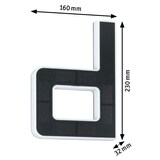 thumbnail of Paulmann Solar LED Hausnummernleuchte inkl. wechselbarer Akku Buchstabe D IP44 3000K 6lm Schwarz 94653