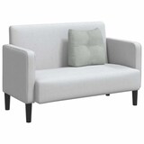 thumbnail of vidaXL Rugkussen Lichtgrijs 45 x 24 x 50 cm Fluweel