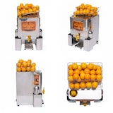 thumbnail of Exprimidor de Naranjas Automático ECA-20 | Producción 20 Frutas/Min | Diámetro 55-80 mm | Alimentador 4 kg | Acero Inoxidable | 200W | 230V