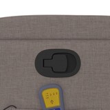 thumbnail of vidaXL Massagesessel Taupe Stoff