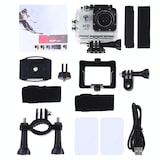 thumbnail of Camera Sport Full HD 1080P Étanche 30m Écran 2' Grand Angle 140° Blanc YONIS