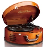 thumbnail of LENCO TT-34 Koffer-Plattenspieler im Holzgehäuse mit USB.