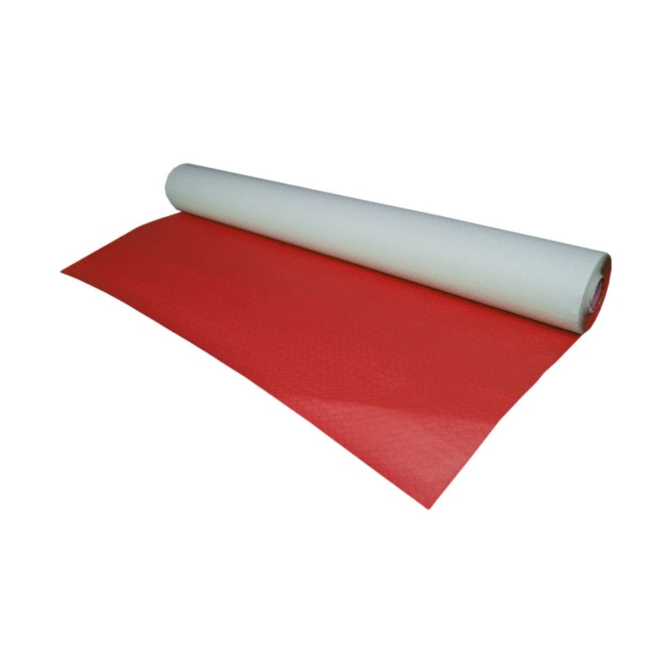 Rolo de toalha de papel liso 1x100m - Cor - Vermelho 40gr extra