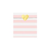 thumbnail of 6 Papiertüten gestreift mit Aufklebern 13x14cm Bodenbeutel zum Befüllen Geschenktüten Hochzeit Kindergeburtstag Geschenk Mitgebsel Tüten Weiß Rosa