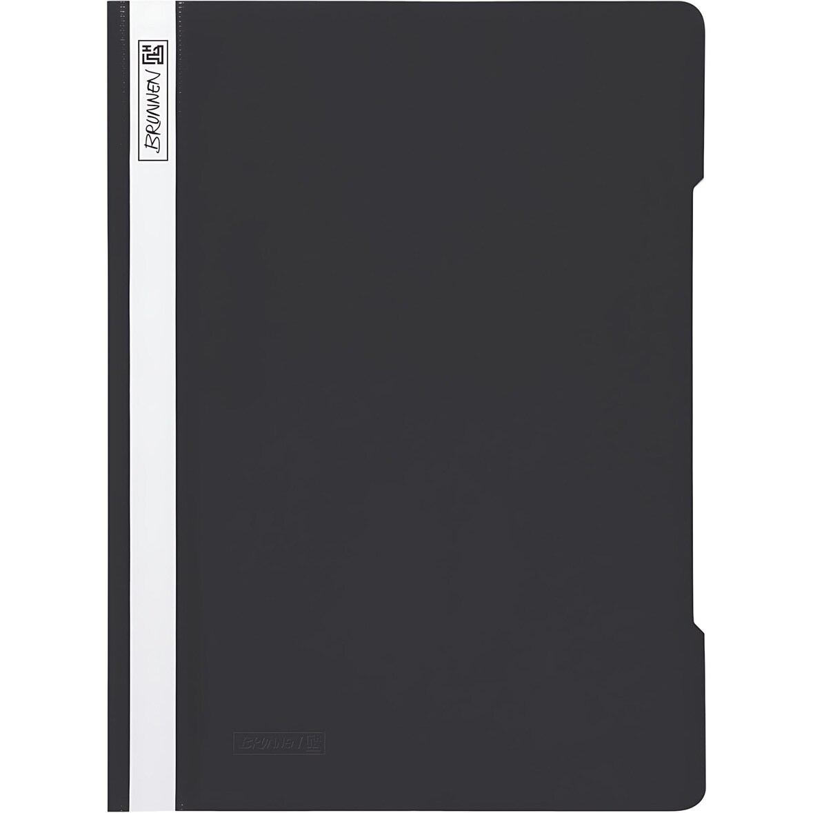 BRUNNEN Plastik Schnellhefter A4 PP schwarz