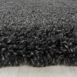 thumbnail of Carpetsale24 Shaggy Hochflor Teppich Grau 160 cm Rund Extra Weich & Waschbar - Jute Rückseite, Einfarbig & Flauschig für Wohnzimmer & Schlafzimmer