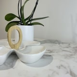 thumbnail of Restootab - Dienblad 70x70 olympo marmer decor messing randen