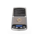 thumbnail of Precisieweegschaal, digitaal, 0.1 g tot 500 g, tarrafunctie, automatische uitschakeling, lcd-scherm met achtergrondverlichting, grijs