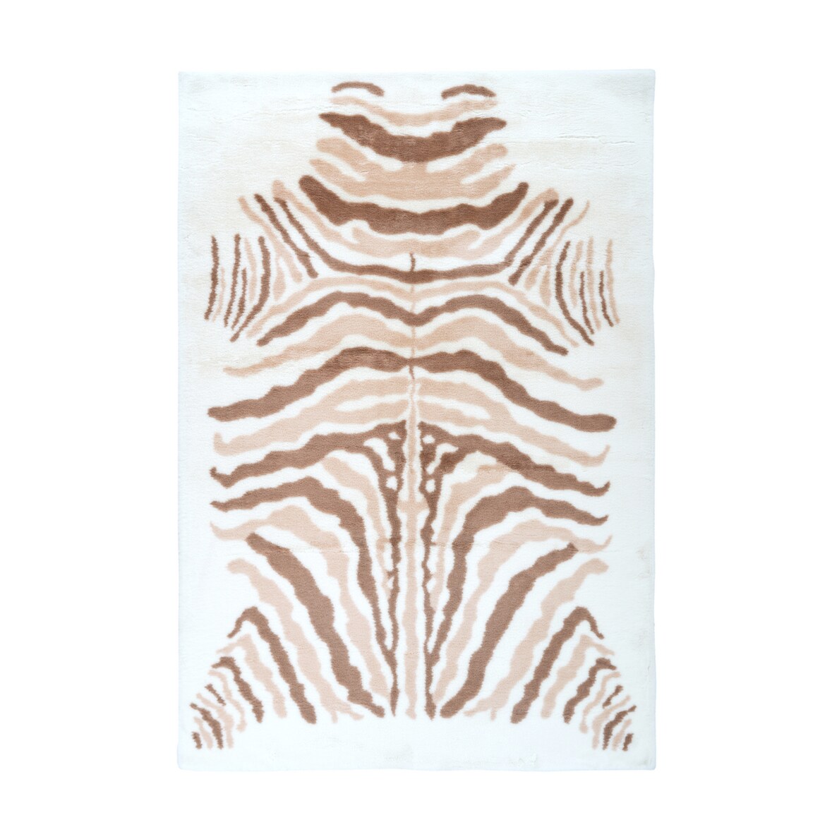 Priscella Animal AE 400 Elfenbein / Taupe / Weiß 160cm x 230cm