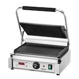 thumbnail of Contact/Paninigrill 1RDIG | Geribbeld | 2.2kW | Grillplaten Gietijzer/Geëmailleerd | 410x400x200(h)mm