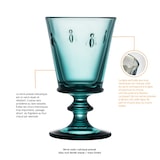 thumbnail of Lot de 6 verres à vin bleu nuit