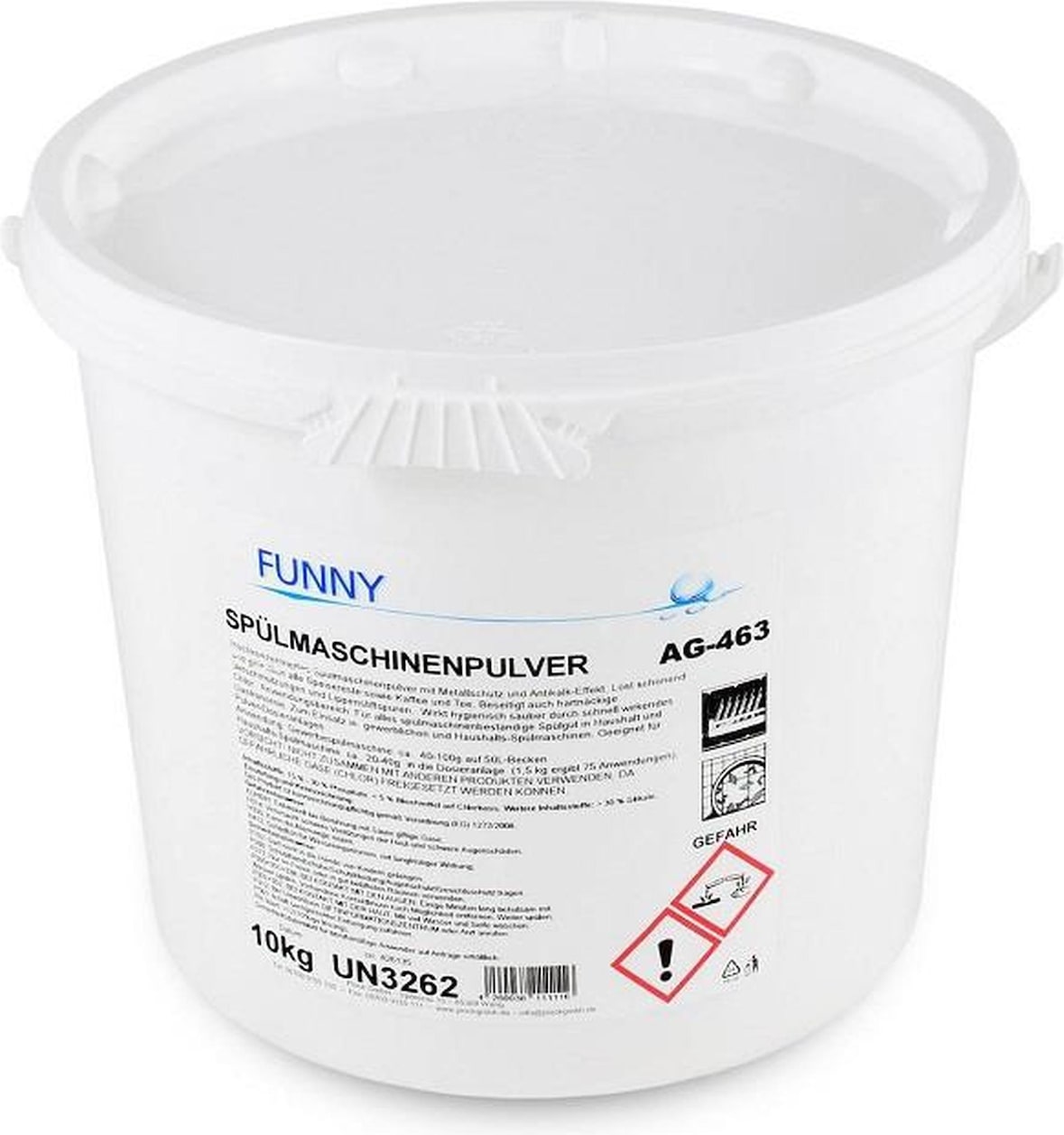 Spülmaschinenpulver Funny - Konzentrat - 10 Kg - für gewerbliche Maschinen