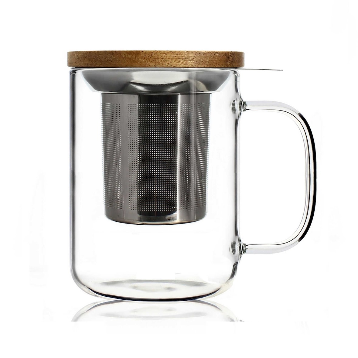 Ogo Living - Tisanière gustave en verre borosilicate  450 ml ogo