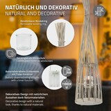 thumbnail of ECD Germany Bambus Laterne, Windlicht H:132cm Gartenlaterne mit LED-Lichterkette & Glaseinsatz, Bambuslaterne, Kerzenhalter Innen/Außen, Deko Laterne
