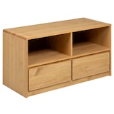 thumbnail of Mueble de TV SAUDA madera maciza pino color roble 99x43x55 cm