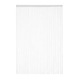 thumbnail of Relaxdays Fadenvorhang weiß, kürzbar, mit Tunneldurchzug, für Türen & Fenster, waschbar, Fadengardine, 145x245 cm, white