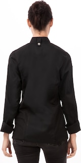 thumbnail of Chef Works® HARTFORD Damenkochjacke der Essential Collection - COOL VENT BCWLZ005 Schwarz XS