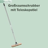thumbnail of XXL Großraumschrubber 40cm Breit mit Teleskopstiel max. 200cm Lang harte UnionMix Borsten mit Stiel Schrubber Holz