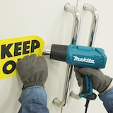 thumbnail of Termosoffiatore pistola termica 1,600W 500 gradi Makita con accessori e valigetta