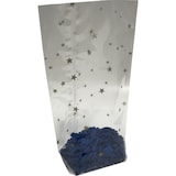 thumbnail of 1000x Kreuzbodenbeutel OPP 145 x 235mm transparent mit Sternenmotiv 30my