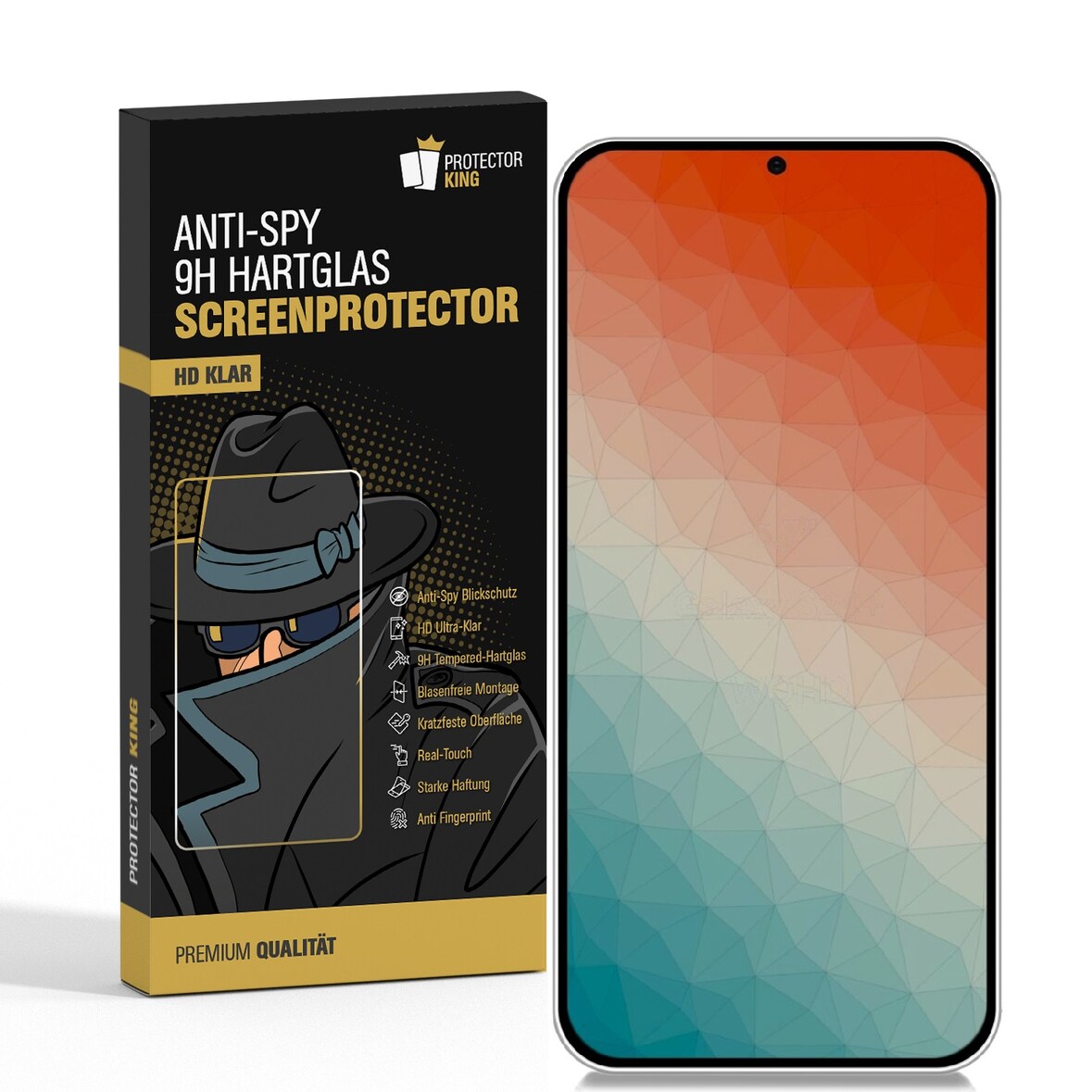 3x 9H Panzerglas für Samsung Galaxy S23 FE ANTI-SPY PRIVACY Displayschutz Schutzglas Panzerfolie Schutzfolie Echtes Tempered Glass Screen Protector