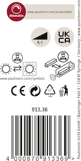 thumbnail of Paulmann ProRail3 LED Schienenspot Zeuz  15°  2860lm 33W 3000K dimmbar 230V Schwarz 91336