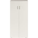 thumbnail of DUPI Mueble Zapatero Librería de Dos Puertas, Madera, Zapatero Puertas de Libro Mueble Auxiliar, 60cm Ancho, 32,50 cm Profundo, 124cm Alto (Blanco)