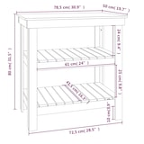thumbnail of vidaXL Werkbank 78,5x50x80 cm massief grenenhout