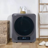 thumbnail of Mini Wäschetrockner 49x43x59cm 3kg Elektrischer Ablufttrockner Wandmontage Energieeffizient mit 6 Programmen Überhitzungsschutz 850W Grau