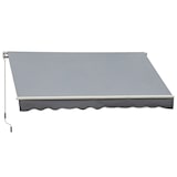 thumbnail of Outsunny Tenda da Sole Avvolgibile 3x2.5m a Caduta con Manovella Grigio