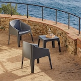 thumbnail of garbar BAKU Set 2+1 Silla Con Brazos-Mesa Reciclada Interior, Exterior Arena